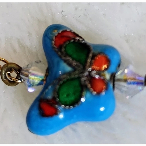 no brand Jewelry - Vibrant Blue Butterfly Pendant Necklace